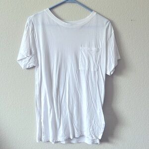 Fashion Nova white pocket T-shirt